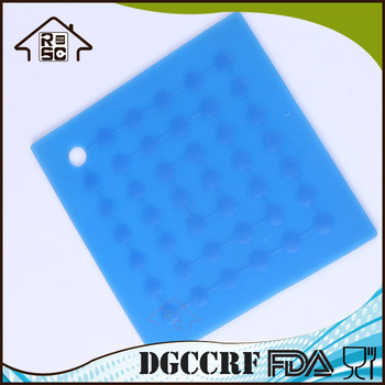 NBRSC SGS Certification Kitchen Assistant Silicone Pad Holder Pot Holder Silicone Rubber Coaster Kitchenware Silicone Holder