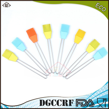 NBRSC Silicone Basting Brush Baking Bakeware Pastry Oil Cream BBQ Utensil Grill Brush With stain steel Handle
