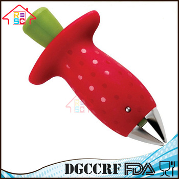 NBRSC Strawberry Stem Leaves Stalks Fruit Corer Kitchen Tool Stem Remover Slicer