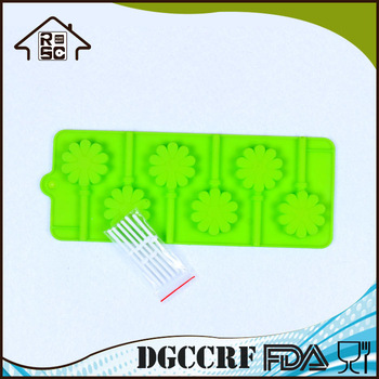 NBRSC Sun flower Silicone Cake Pops Mould Lollipop Chocolate Soap Pudding Jelly Candy Ice Cookie Biscuit Cake Mold Pans