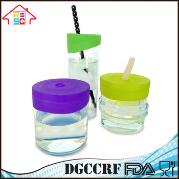 New Design 100% Food Grade Silicone Cup Lid,Spill-proof Lid