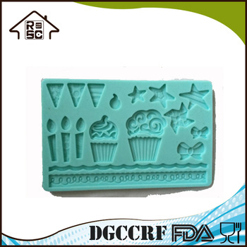 Nonstick Silicone Chocolate Craft Mold For Cake Decoration