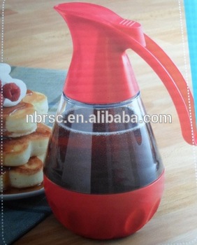 Plastic Syrup Dispenser Microwavable safe Syrup Bottle