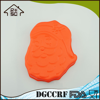 Santa Nonstick Silicone Pastry Molds FDA Certification