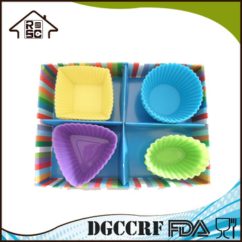 Square Round Triangle Oval Nonstick Muffin Baking Pan Set