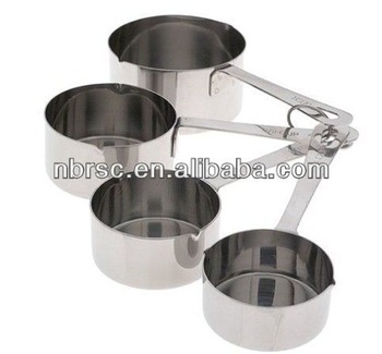 4-Pieces Stainless Steel Measuring Cup