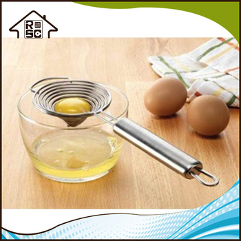 NBRSC Funny Stainless Steel Cheap Egg White Yolk Separator Wire Divider Filter Home Kitchen Tool
