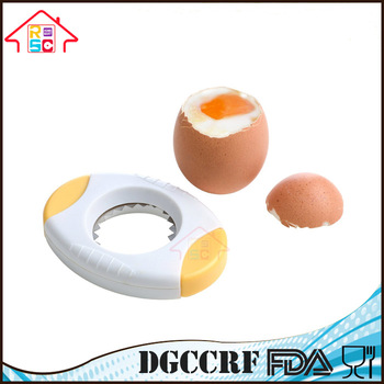 NBRSC Home Kitchen Useful Boiled Egg Shell Topper Cutter Opener Egg Tool