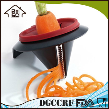 NBRSC Hot Products Custom Design kitchen Plastic Spiral Slicer Vegetable Spiralizer Easy Using Slicer