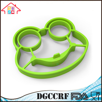 NBRSC Kitchen Cooking Tool Silicone Cute Frog Shape Fried Pancake Eggs Mold
