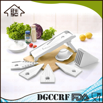 NBRSC Mandoline Slicer - Vegetable Cutter Cheese Slicer Vegetable Julienne Slicer with Surgical Grade Stainless Steel Blades