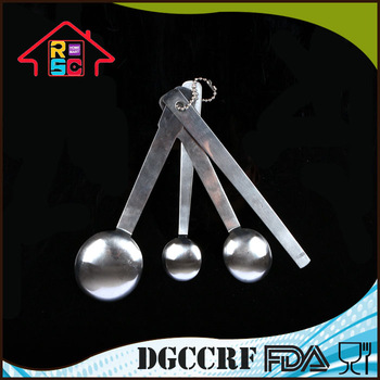 NBRSC Measuring Spoons with Ruler Stainless Steel Set of 4