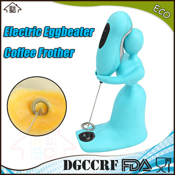 NBRSC Mini Electric Milk Coffee whisk Shake Frother Milch Foamer Cappuchino Latte Maker Eggbeater