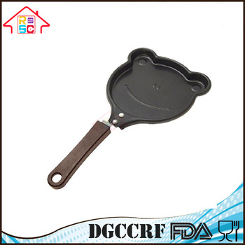 NBRSC Mini Non Stick Cartoon Kitchen Frog Shaped Cooking Egg Pancakes Frying Pan