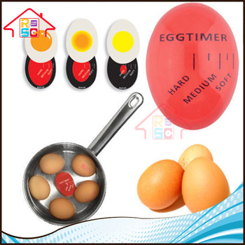 NBRSC New Design Egg Perfect Color Changing Timer Yummy Soft Hard Boiled Eggs Cooking Kitchen Tools