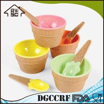 NBRSC Over 10 Years Experience Food Grade Plastic Ice Cream Cup Eco-friendly Plastic Cup