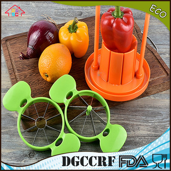 NBRSC Perfect Melon Slicer Kitchen Tool for Cutting Large Fruit Easy Handles and Powerful Stainless Steel Blades Slicer