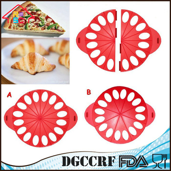 NBRSC Plastic Kitchen Knife Pastry Bread Cutters Pizza Wheels Croissant Maker