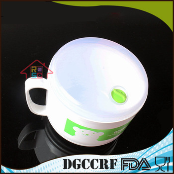 NBRSC Plastic Microwave Soup Cup Soup Mug Vented