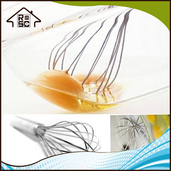 NBRSC QC Staffs ensure Food Grade Handle Whisk Stainless steel Kitchen Mixer Balloon Wire Egg Beater Tool