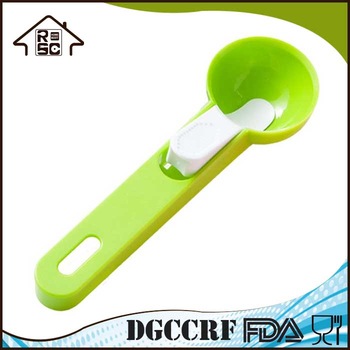 NBRSC Rapid And Efficient Cooperation PP Plastic Spoon Digging Scoop Of Ice Cream Plastic Spoon