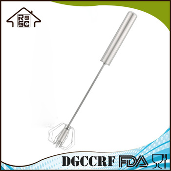 NBRSC Reliable Company High Quality Stainless Steel Rotating Egg Whisk