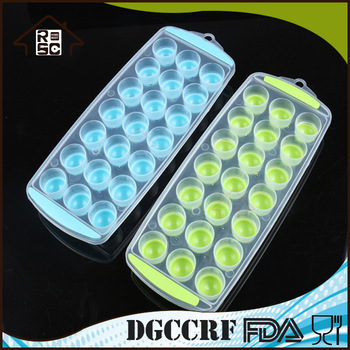 NBRSC SGS Certification Bin Plastic Popsicle Mould Ice Maker With Lid Ice Maker Home Plastic Ice Maker