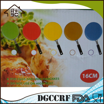 NBRSC SGS Certification Kitchen Fry Pan Set Matal Fry Pan Easily Use