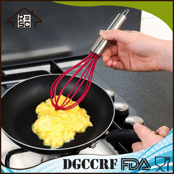 NBRSC Shipment in time Non Stick Silicone Balloon Egg Mixer Whisk
