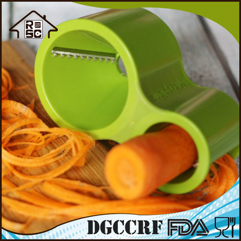 NBRSC Spiral Cutter Dual Slicing Sizes Stainless Steel Blades Manual Vegetable Slicer Spiral