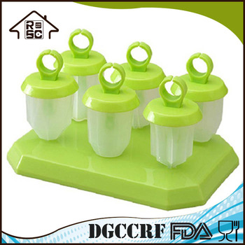 NBRSC Strict Quality Control Manufacturer Food Grade Plastic Ice Cream Tool Plastic Popsicle Mould Ice Cream Mould