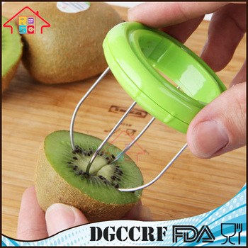 NBRSC TOP &amp; HOT SELL Green Kiwi Fruit Cut Digging Core Twister Slicer Kitchen Peeler Tool Cutter Device for Fruit Salad