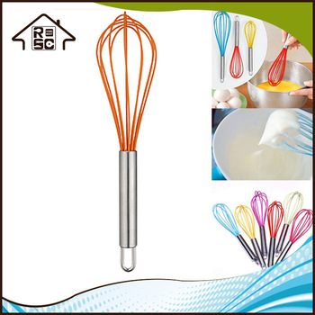 NBRSC Welcome OEM Kitchen Tool Silicone Balloon Egg Cream Whisk Beater Blender Mixer