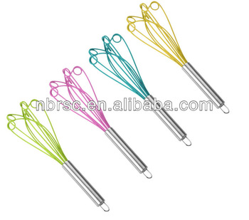 Silicone Whisk With Stainless Steel Handle