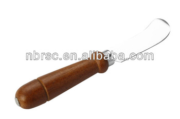 Stainless Steel Cheese Knife With Wooden Handle