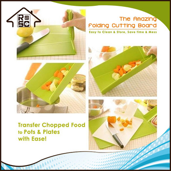 NBRSC FDA/FLGB Approved Easy Cleaning Unique Plastic Chopping Board Small