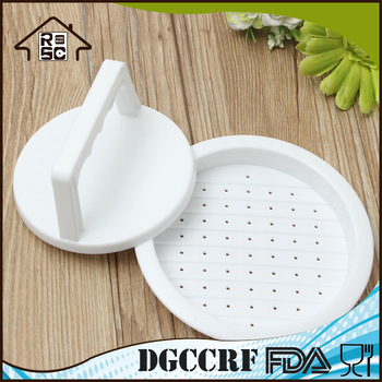 NBRSC High Production BPA-free Plastic Beaf Meat Burger Press Hamburger Patty Press