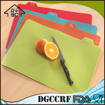 NBRSC High Production Colorful flexible Plastic Cutting Board Index