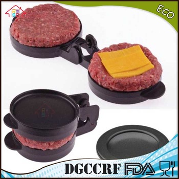 NBRSC High Production Plastic Hamburger Maker Set Kitchen Useful Tool Burger Press