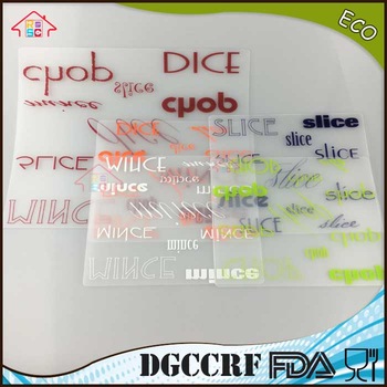 NBRSC Hot Products Custom Design Kitchen Tool Chopping Block Plastic Cutting Board Easy Using Chopping Boards And Mats