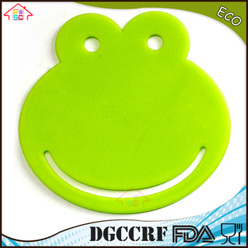 NBRSC Plastic frog shape cutting board PP kitchen chopping board chopper blocks