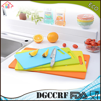 NBRSC Plastic vegetable cutting board chopping blocks PP fruit chopper