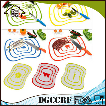 NBRSC Reliable Company Multifunction Plastic Flexible Cutting Mat Set