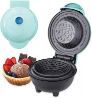 Mini waffle bowl for taco and ice cream cone