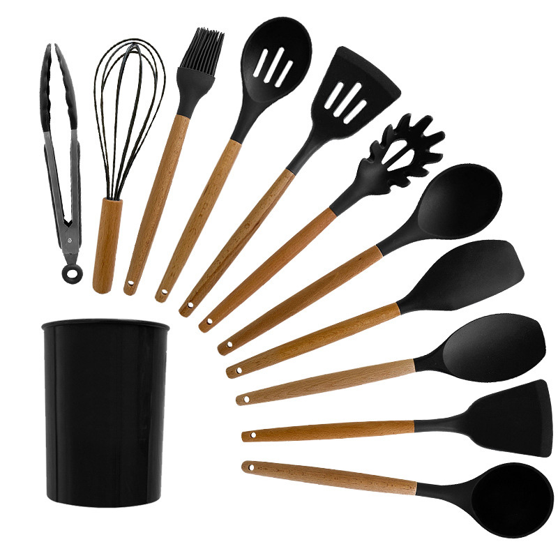 Amazon best selling silicone kitchen utensil set
