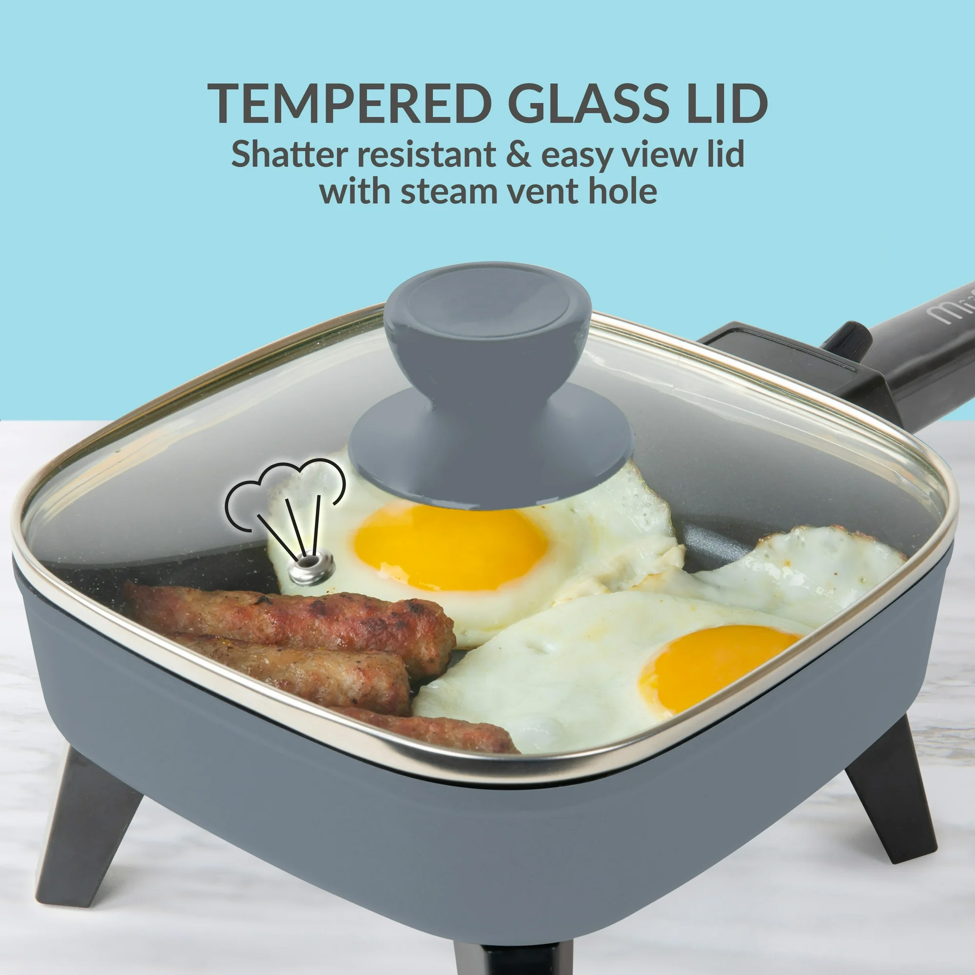 Temperature Control Non-stick Electric Skillet
