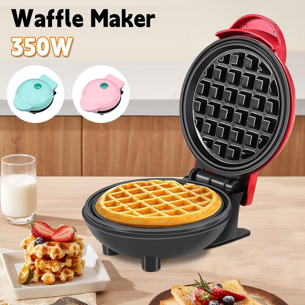 mini waffle maker with 350W