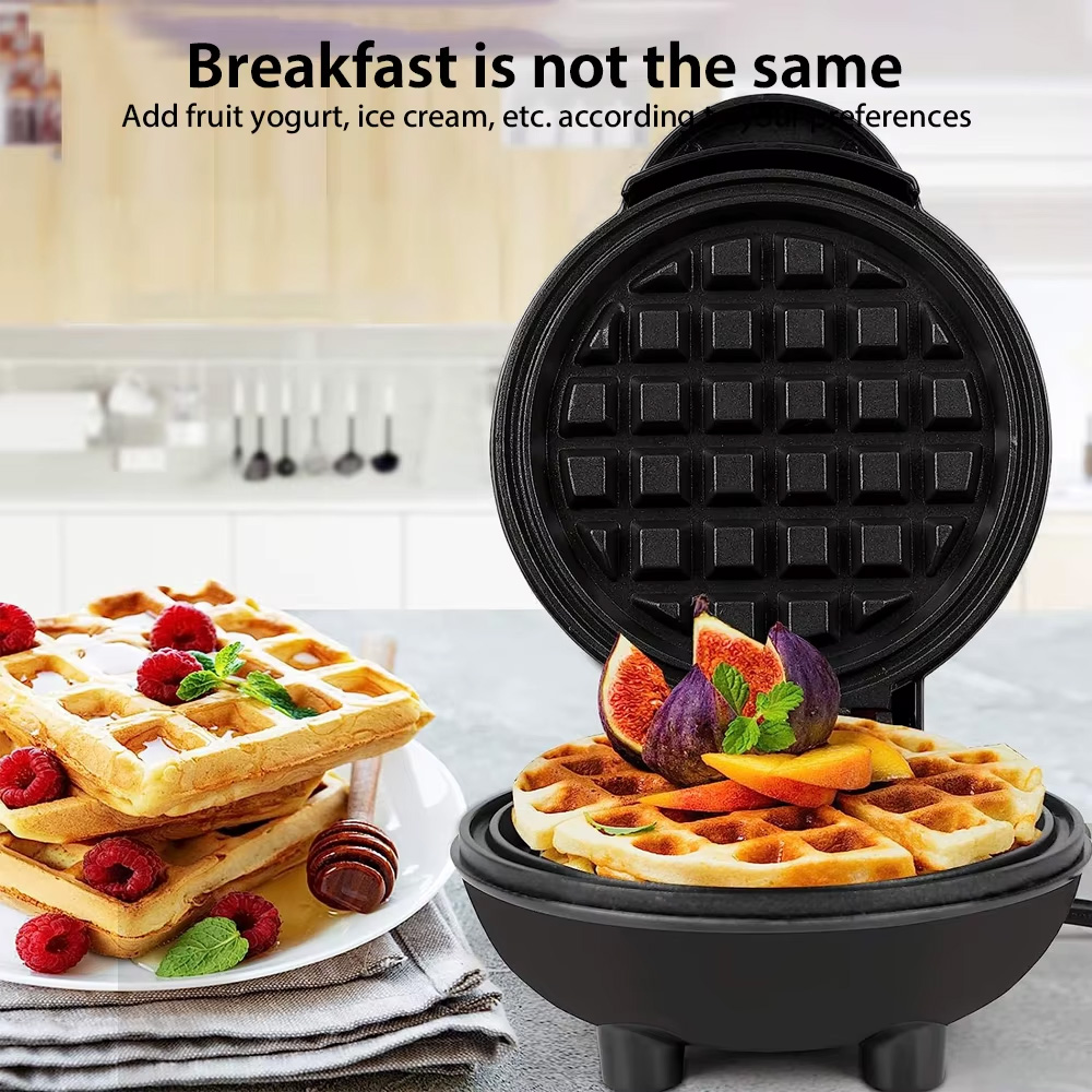 mini waffle maker for breakfast