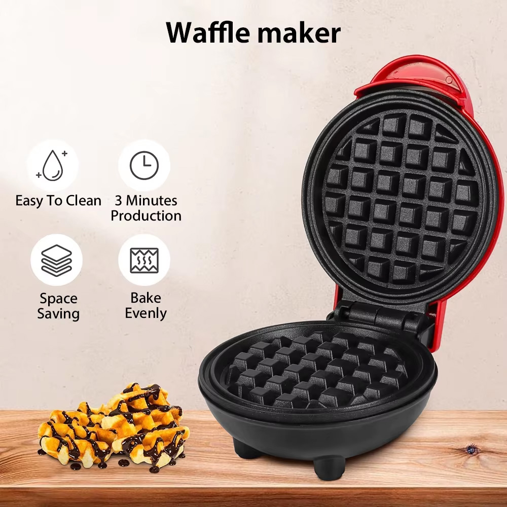 mini waffle maker features