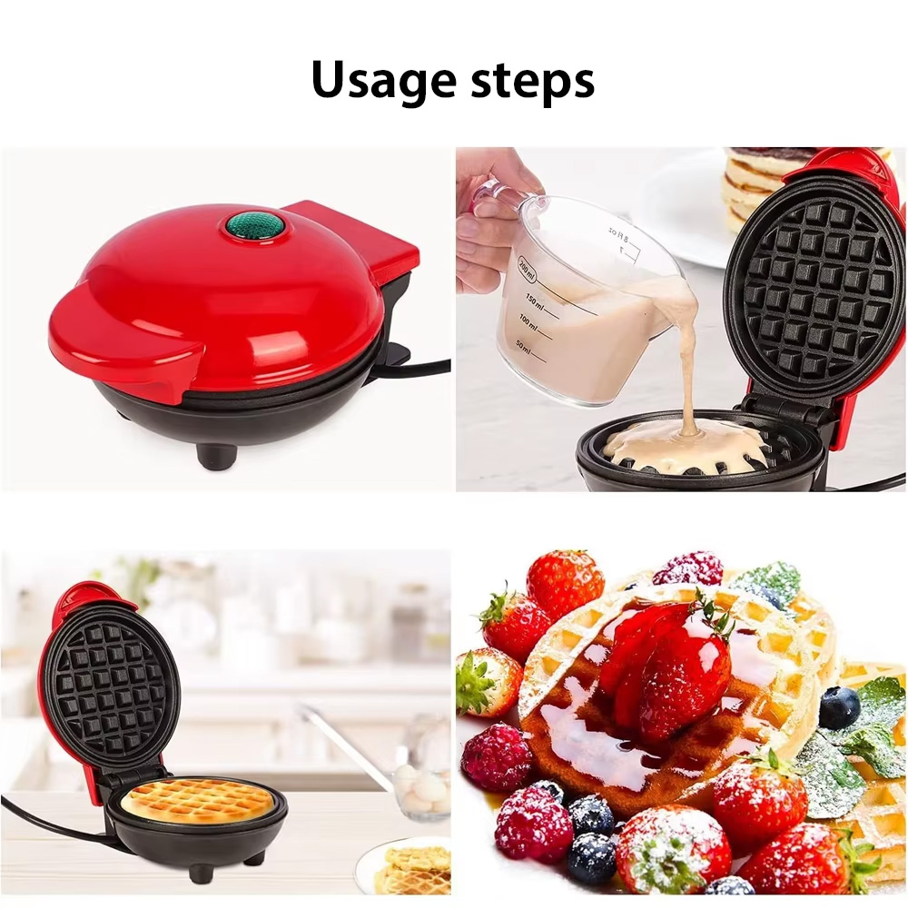 mini waffle maker usage